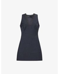 SIR. - Mathias Wool-Blend Mini Dress - Lyst