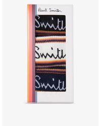 Paul Smith - Sport Cotton-blend Socks Pack Of Three - Lyst