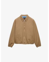Prada - Cotton Bomber Jacket - Lyst
