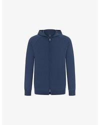 BOGGI - Superfine Full-Zip Wool Hoody - Lyst