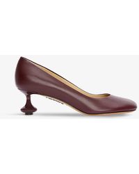 Loewe - Toy 45 Sculpted-heel Leather Pumps - Lyst