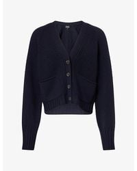 ME+EM - V-Neck Relaxed-Fit Merino Wool And Cashmere Cardigan - Lyst