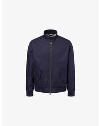 GANT - Harrington Stand-Collar Cotton-Blend Jacket - Lyst