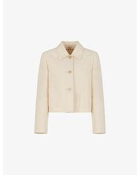 Marni - Cropped Side-Pocket Cotton Jacket - Lyst