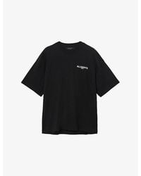 AllSaints - Ania Etta Oversized Cotton-Jersey T-Shirt - Lyst