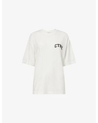 The Couture Club - Ctre Short-Sleeve Cotton-Jersey T-Shirt - Lyst