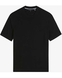 Ted Baker - Senti Short-sleeve Regular-fit Knitted T-shirt - Lyst
