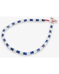 Miansai - Kai Sterling-silver, Moonstone And Lapis Lazuli Bracelet - Lyst