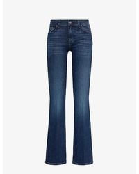 7 For All Mankind - Bootcut Soho Flared-Leg Mid-Rise Stretch-Denim Jeans - Lyst