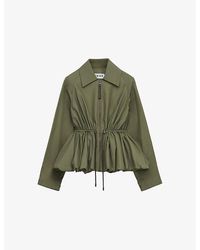 Loewe - Drawstring-Waist Cotton-Blend Jacket - Lyst