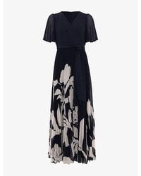 Phase Eight - Abigail Floral-Print Woven Maxi Dress - Lyst