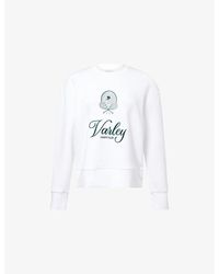Varley - Rasco Namesake Embroidered Jersey Sweatshirt - Lyst