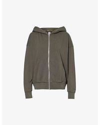 Lounge Underwear - Zip-up Relaxed-fit Cotton-jersey Hoody X - Lyst