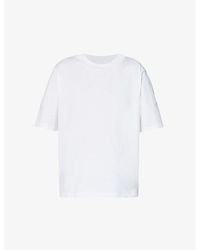 Acne Studios - Ensco U Pink Label Brand-print Cotton-jersey T-shirt - Lyst