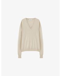 JOSEPH - Cashair V-Neck Cashmere Jumper - Lyst