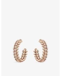 Cartier - Clash De 18Ct Rose- And 0.51Ct Brilliant-Cut Diamond Earrings - Lyst