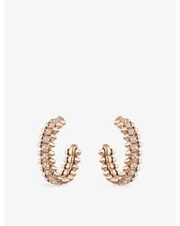 Cartier - Clash De 18Ct Rose- And 0.51Ct Brilliant-Cut Diamond Earrings - Lyst