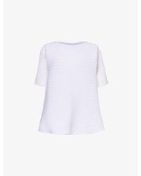 Pleats Please Issey Miyake - Bounce Relaxed-fit Knitted Top - Lyst