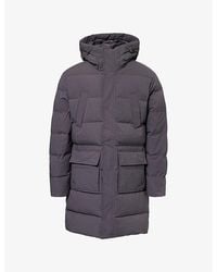 Arne - Hooded Mid-Length Puffer Parka - Lyst
