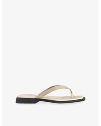 Vagabond Shoemakers - Izzy Flat Leather Sandals - Lyst