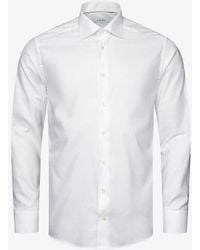 Eton - Oxford-weave Slim-fit Stretch Cotton And Lyocell Shirt - Lyst