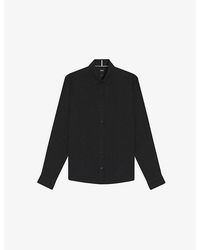 BOSS - Kent-Collar Slim-Fit Cotton-Blend Shirt - Lyst