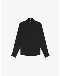 BOSS - Kent-Collar Slim-Fit Cotton-Blend Shirt - Lyst