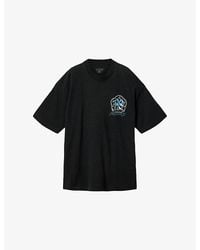 AllSaints - Affix Graphic-Print Cotton T-Shirt - Lyst