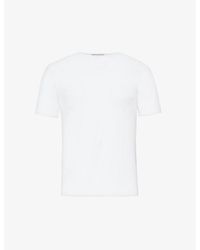 John Smedley - Belden Short-sleeve Cotton Knitted T-shirt Xx - Lyst
