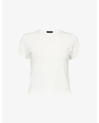 Rag & Bone - Luca Baby Tee Modal-Jersey Top - Lyst