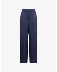 Jonathan Simkhai - Sim Kyra Wide-Leg Woven Trousers - Lyst