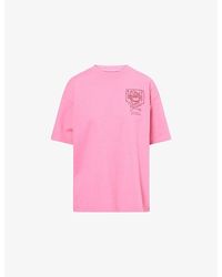 Damson Madder - Gill Graphic-Print Cotton T-Shirt - Lyst