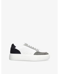Arne - Court 2.0 Leather And Suede Low-Top Trainers - Lyst