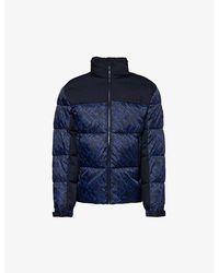 Tommy Hilfiger - Brand-patterned Quilted Regular-fit Shell Jacket - Lyst