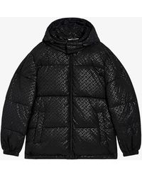Ted Baker - Gilmour Geometric-print Puffer Jacket - Lyst