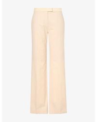 Zimmermann - Valiant Straight-Leg Wool Trousers - Lyst
