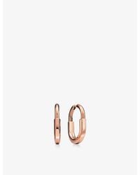 Tiffany & Co. - Lock 18Ct Rose- Earrings - Lyst