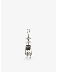 Prada - Robot Saffiano Leather Keychain Charm - Lyst