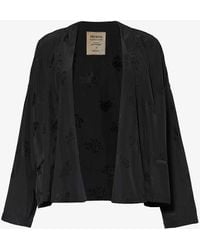Uma Wang - Klarke Floral-pattern Woven Jacket - Lyst
