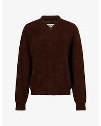 Frenckenberger - Mini Bomber Wool-And-Silk Cardigan - Lyst