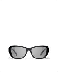 Chanel - Ch5516 Butterfly-frame Acetate Sunglasses - Lyst