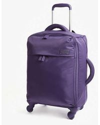 Lipault Originale Plume Four-wheel Cabin Suitcase 55cm - Purple