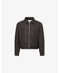The Couture Club - Tailored Herringbone Woven Jacket - Lyst