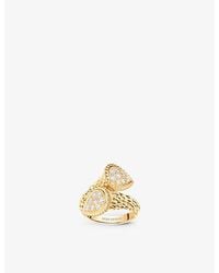 Boucheron - Serpent Bohème Toi Et Moi 18Ct- And Diamond Ring - Lyst