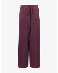 Pretty Lavish - Breya Wide-Leg Satin Trousers - Lyst