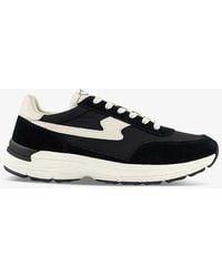 Stepney Workers Club - Osier S Strike Suede And Shell Low-top Trainers - Lyst