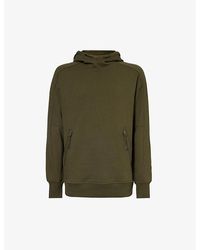 C.P. Company - goggle Funnel-neck Cotton-jersey Hoody - Lyst