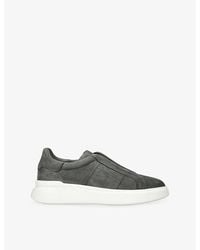 Hogan - Fascia Slip-On Suede Trainers - Lyst