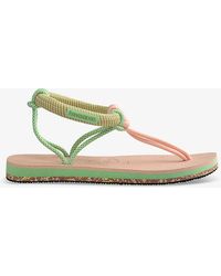 Havaianas - Cosmo Madrid T-bar Rubber Sandals - Lyst