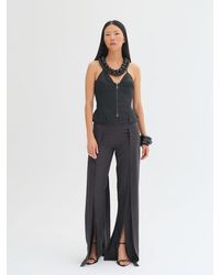 Sélone Studio - Tiera Layered Wide-Leg Trousers - Lyst